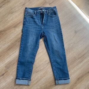 Just USA Dark Blue Cropped Jeans